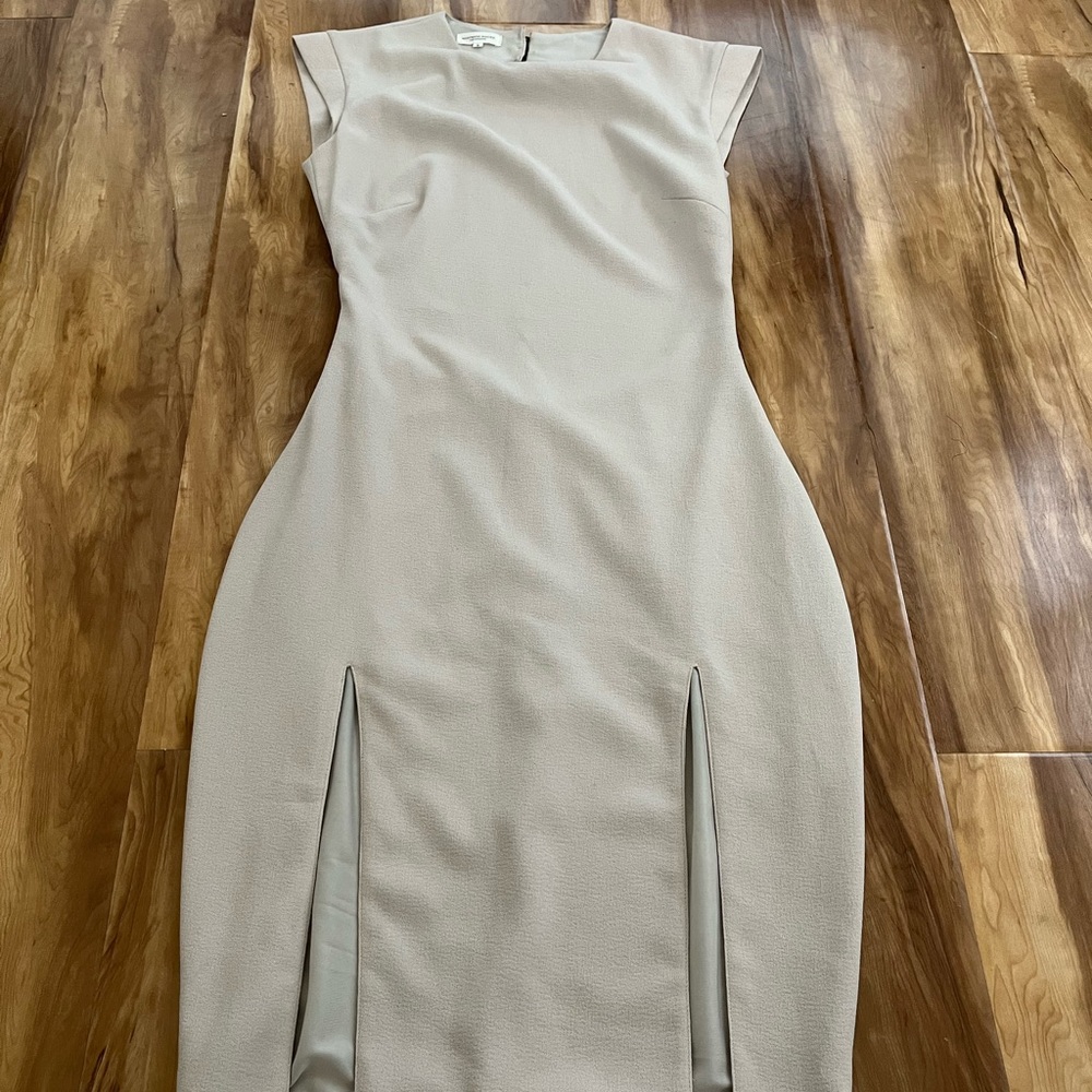 Front Slit MIDI Dress